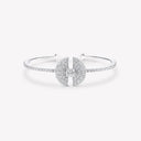 Belle Vante Night Moon Diamond Bangle White Gold