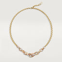 Belle Vante Trinity Cushion Necklace Medium Model 18k Gold