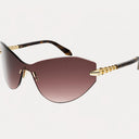 Belle Vante Ethical Serpenti Cat-Eye Sunglasses Purple