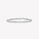 Belle Vante New Dawn Diamond Line Bracelet White Gold RGB435