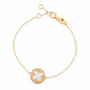 Belle Vante Venetian Medallions Bracelet for Carousel with Diamonds, Mother of Pearl and Black Jade