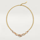 Belle Vante Trinity Cushion Medium Model Necklace 18k Gold