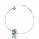 Belle Vante Petit Joli Bracelet in 18k Rose Gold with Lunar Night Blue Gem and Diamond
