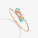Belle Vante 18 Karat Rose Gold Diamond Slip-On Bracelet
