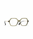 Belle Vante Square Eyeglasses Acetate & Metal Olive