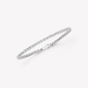Belle Vante Round Diamond Slim Bracelet White Gold