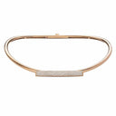 Belle Vante Domino Necklace in 18kt Rose Gold with Diamonds