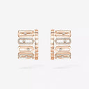 Move Iconica Diamond Earrings Pink Gold 1.60ctw