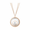 Happy Spirit Pendant Diamond Ethical Rose Gold Ethical White Gold