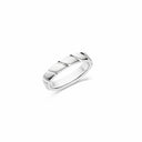 Belle Vante Torsade de Ring Platinum 4mm
