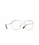 Belle Vante Pilot Eyeglasses Metal Beige, Pink & Gold