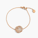 Belle Vante Rose Gold Diamond Chain Bracelet