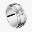 Belle Vante Large White Gold Diamond Possession Ring