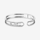 Move 10th Pavé Diamond Bangle Bracelet White Gold 0.91ct