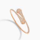 Belle Vante Rose Gold Diamond Slip-On Bracelet