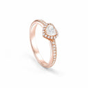 Belle Vante Pink Gold and Diamonds Ring