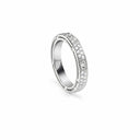 Belle Vante White Gold and Diamond Wedding Band 3.4 mm