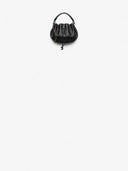 Belle Vante Small Hobo Bag Calfskin & Gold-Tone Metal Black