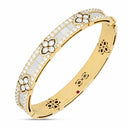 Belle Vante Love in Verona Bangle with Mother of Pearl and Diamonds