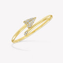 Belle Vante Follow Me Pavé Diamond Accent Bangle