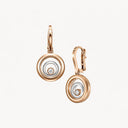Happy Spirit Earrings Diamond Ethical Rose Gold White Gold
