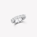 Belle Vante Claw Set Pear Shape Diamond Eternity Ring Platinum