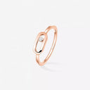 Move Uno Diamond Ring Small Model 10055-PG