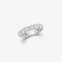 Belle Vante Shared Claw Round Diamond Wedding Band Platinum 0.30 Carat