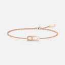 Move Uno Pavé Diamond Bracelet Pink Gold 0.02ct