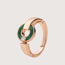 Bvlgari Bvlgari Ring Belle Vante Ethical Rose Gold Malachite Diamond