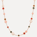 Bvlgari Bvlgari Necklace Belle Vante Ethical Rose Gold Mother-of-Pearl Pink Opal Tiger's Eye Malachite Carnelian