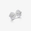 Belle Vante Butterfly Diamond Ring White Gold
