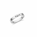 Belle Vante Liens Évidence Ring Platinum