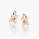 Belle Vante Petit Garden Diamond Earrings in Rose Gold