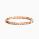 Belle Vante 18 Karat Rose Gold Full Diamond Link Bracelet