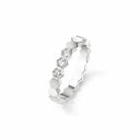 Belle Vante Bee de Solitaire Ring White Gold Diamond 0.10ct