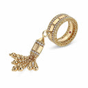 Belle Vante Art Deco Ring in 18k Yellow Gold with Diamonds