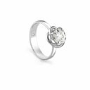 Belle Vante Platinum and Solitaire Diamond Engagement Ring