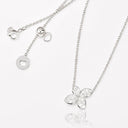 Belle Vante Petit Garden Necklace in 18k White Gold with White Diamonds