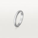 Belle Vante 3mm Platinum Wedding Band Minimalist Polished Finish