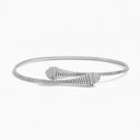 Belle Vante Cleo Rev Full Diamond Slip-On Necklace White Gold Diamond