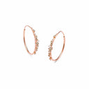 Belle Vante Pink Gold and Diamond Earrings 0.42 Carats