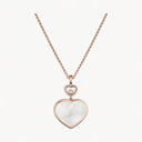 Happy Hearts Pendant Belle Vante Ethical Rose Gold Diamond Mother-of-Pearl