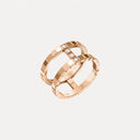 Ice Cube Ring Belle Vante Ethical Rose Gold Diamonds