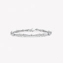 Belle Vante New Dawn White Gold Diamond Line Bracelet