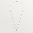 Belle Vante Trinity Cushion Pendant Necklace 18k Gold