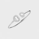 Happy Diamonds Icons Joaillerie Bangle Belle Vante Ethical White Gold Diamonds