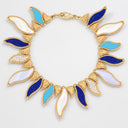 Belle Vante Lucky Summer Wave Bracelet in 18K Yellow Gold with Diamonds