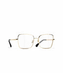 Belle Vante Square Eyeglasses Light Gold Metal