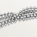 Belle Vante Clash Long Necklace Flexible Small Model White Gold